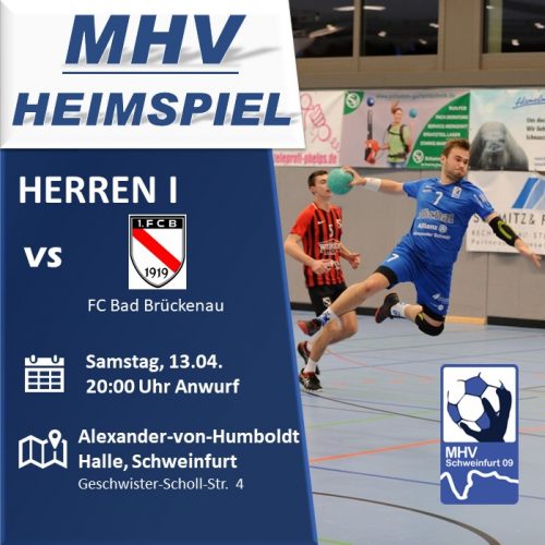 Vorbericht – Herren I – BOL – MHV Schweinfurt 09 vs. FC Bad Brückenau am 13.04.2024