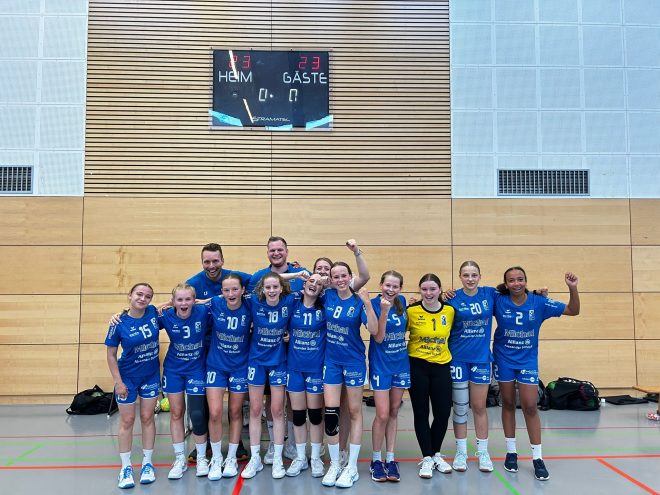weibl. B-Jugend – MHV Schweinfurt 09 vs. TV Großlangheim – 23:23 (10:11)