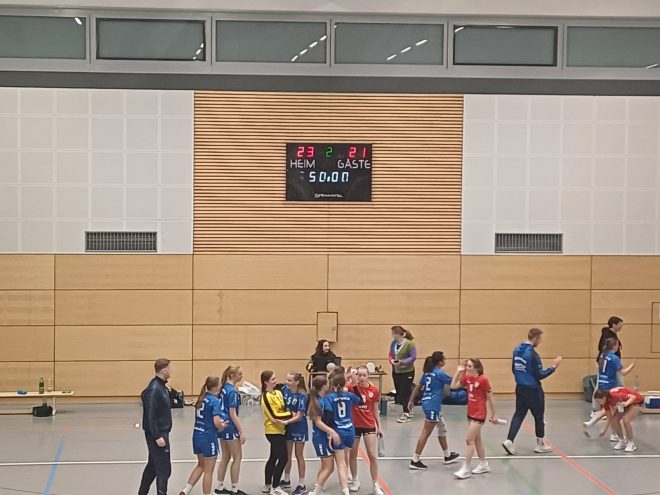 weibl. B-Jugend – BL NW – MHV Schweinfurt 09 vs. FC Bad Brückenau – 23:21 (11:11)