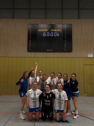 Damen – BZK Nord – SG TG/ETSV Würzburg II vs. MHV Schweinfurt 09 – 14:15 (9:8)
